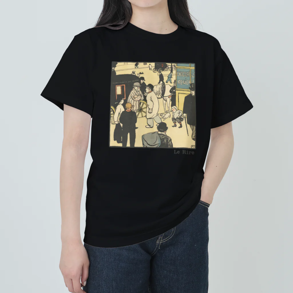 古書　天牛書店のフェリックス・ヴァロットンの街角 Heavyweight T-Shirt