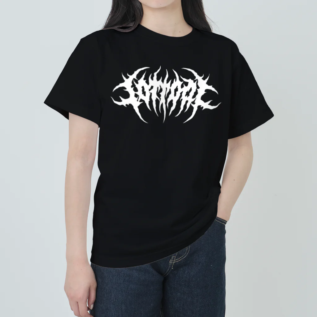 Toshihiro Egawa ArtのDEATH TOTTORI / 鳥取 Heavyweight T-Shirt