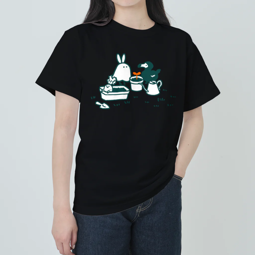 タドリの楽しいガーデニング ヘビーウェイトTシャツ