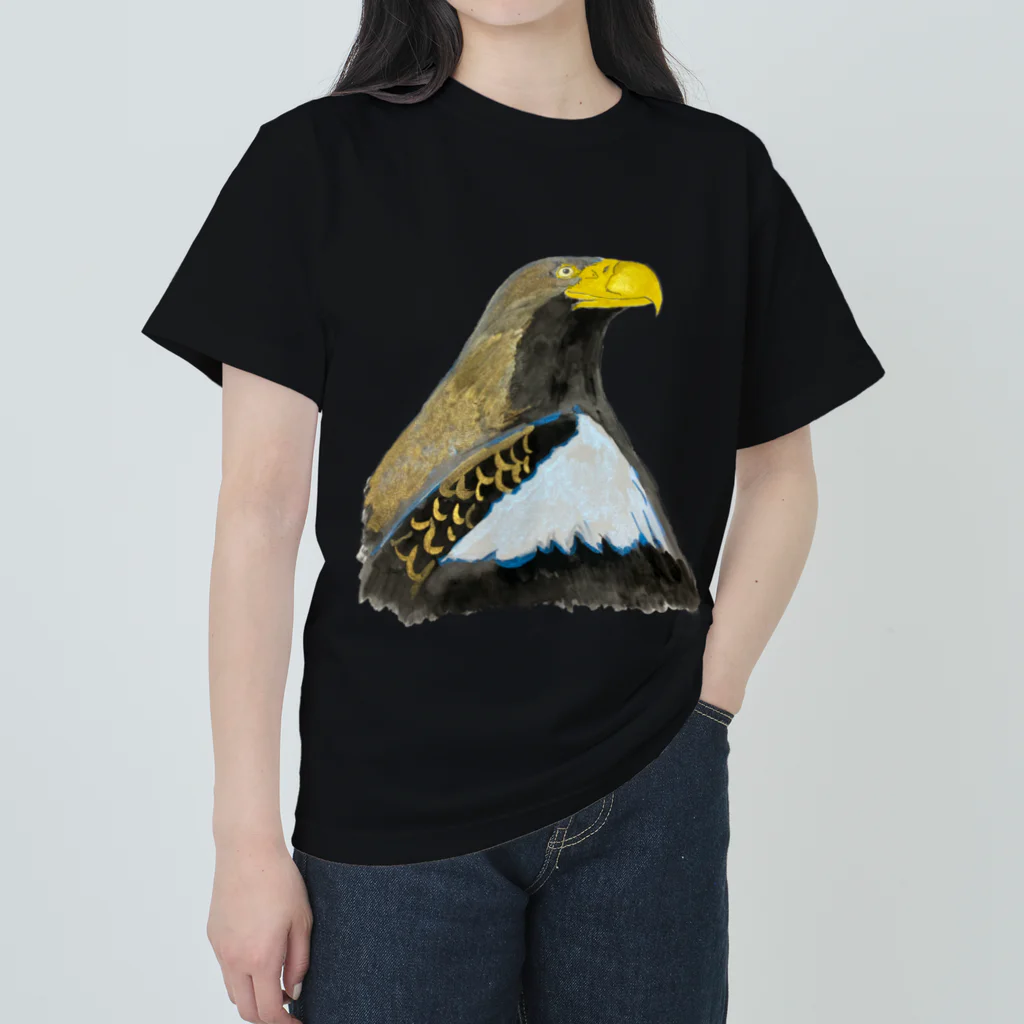 Coshi-Mild-Wildのオオワシ　🦅でござる🪶 ヘビーウェイトTシャツ