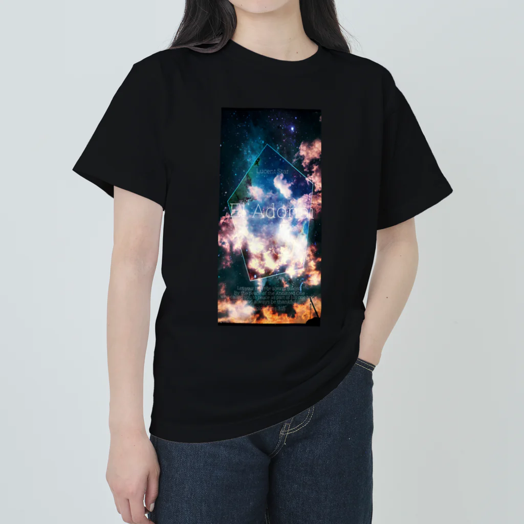 El Adonai のLucent Star  Heavyweight T-Shirt