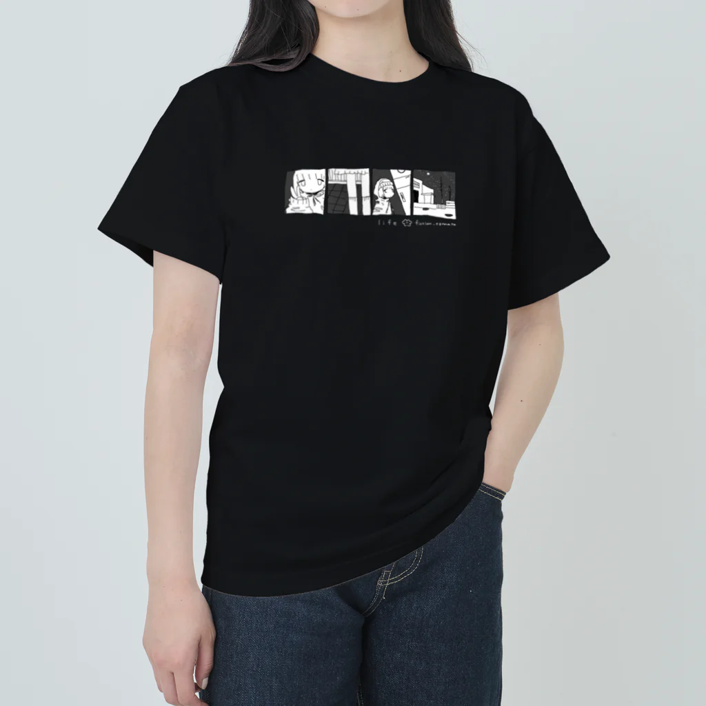 fiction tomatoのlife night Heavyweight T-Shirt