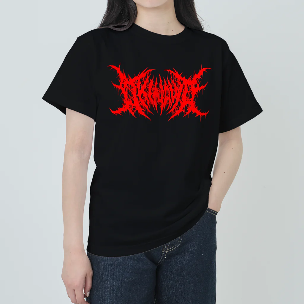 Toshihiro Egawa Artのデスメタル沖縄 / DEATH METAL OKINAWA ヘビーウェイトTシャツ