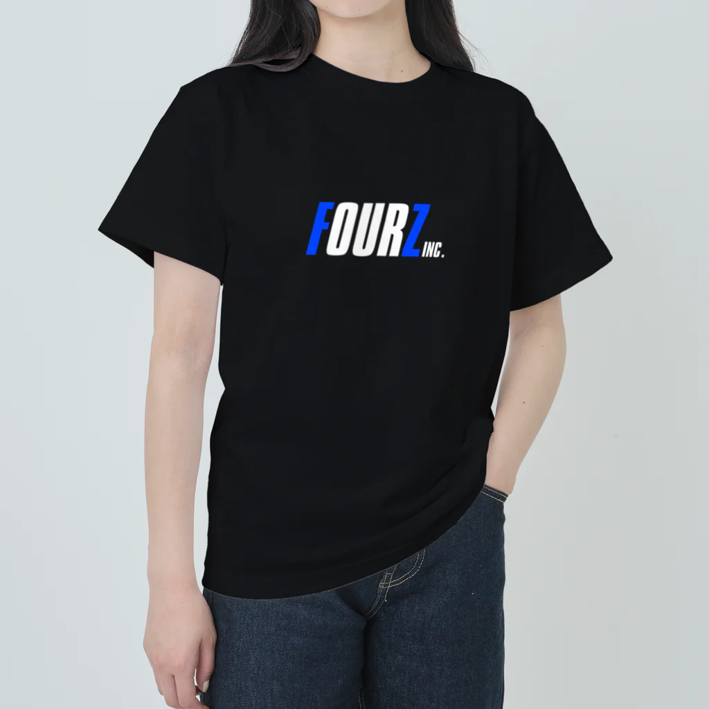 FOURZ inc.の黒ver. ヘビーウェイトTシャツ