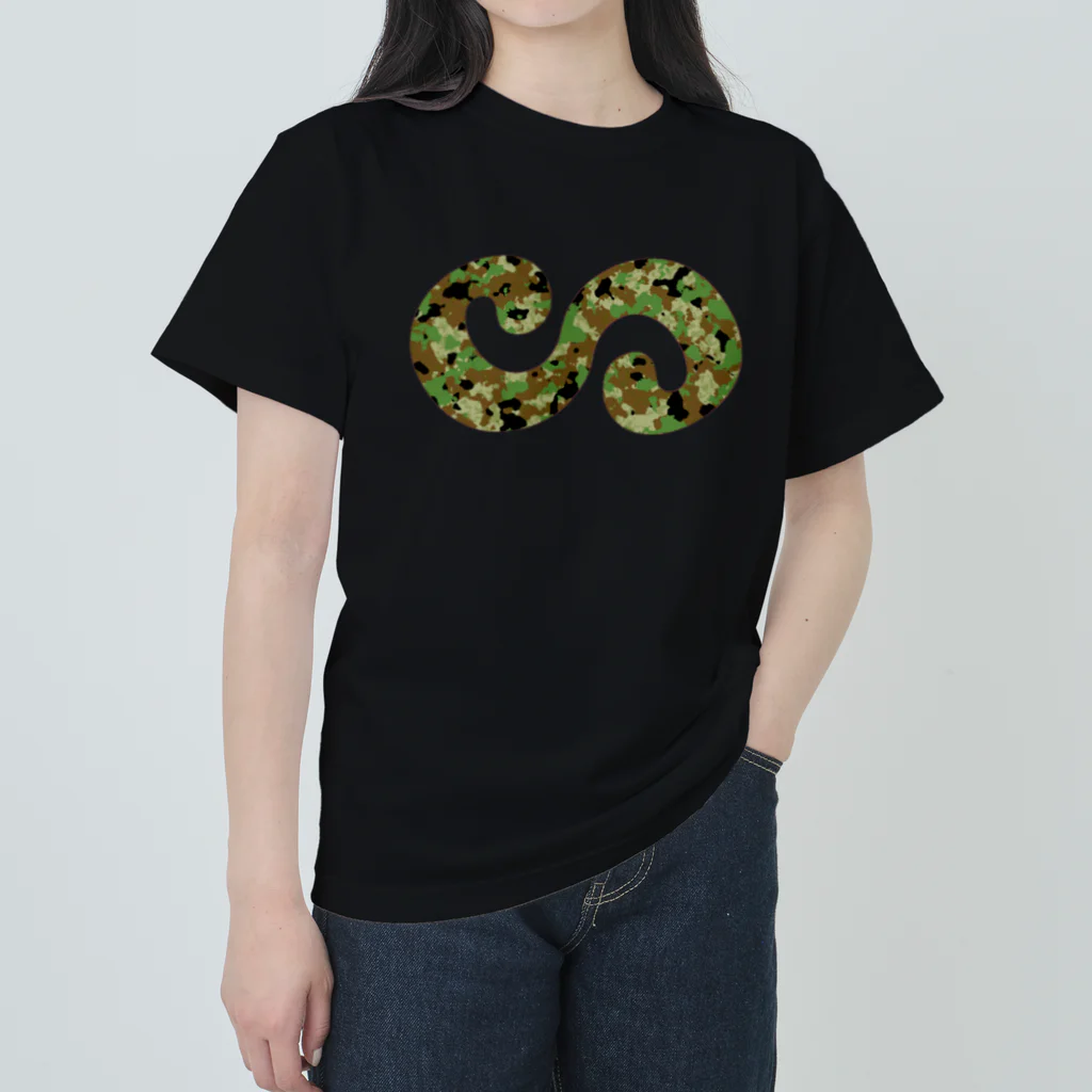 50infinityの50infinity(logo-迷彩) Heavyweight T-Shirt