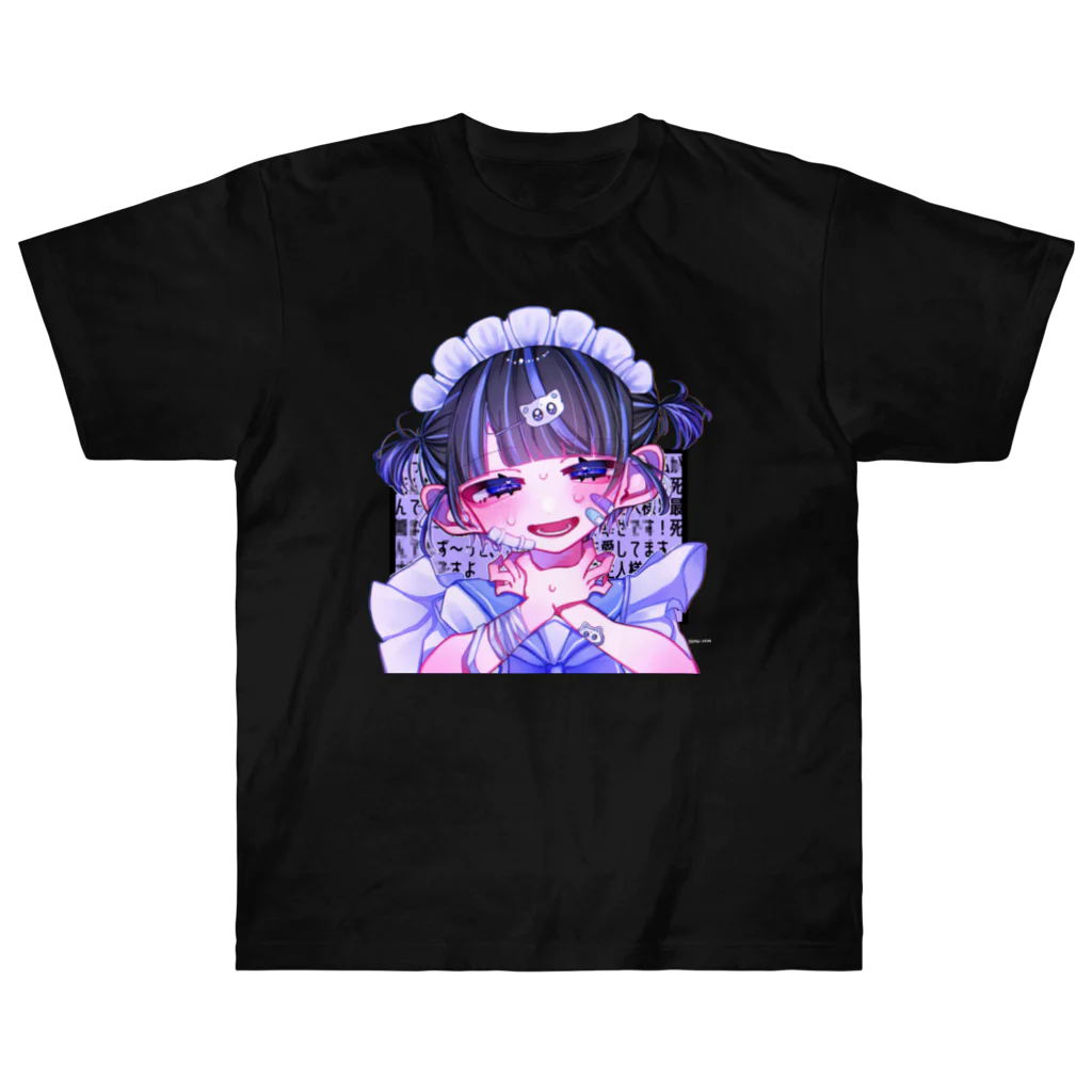 モマ@のメンヘラメイドチャン‼️ Heavyweight T-Shirt