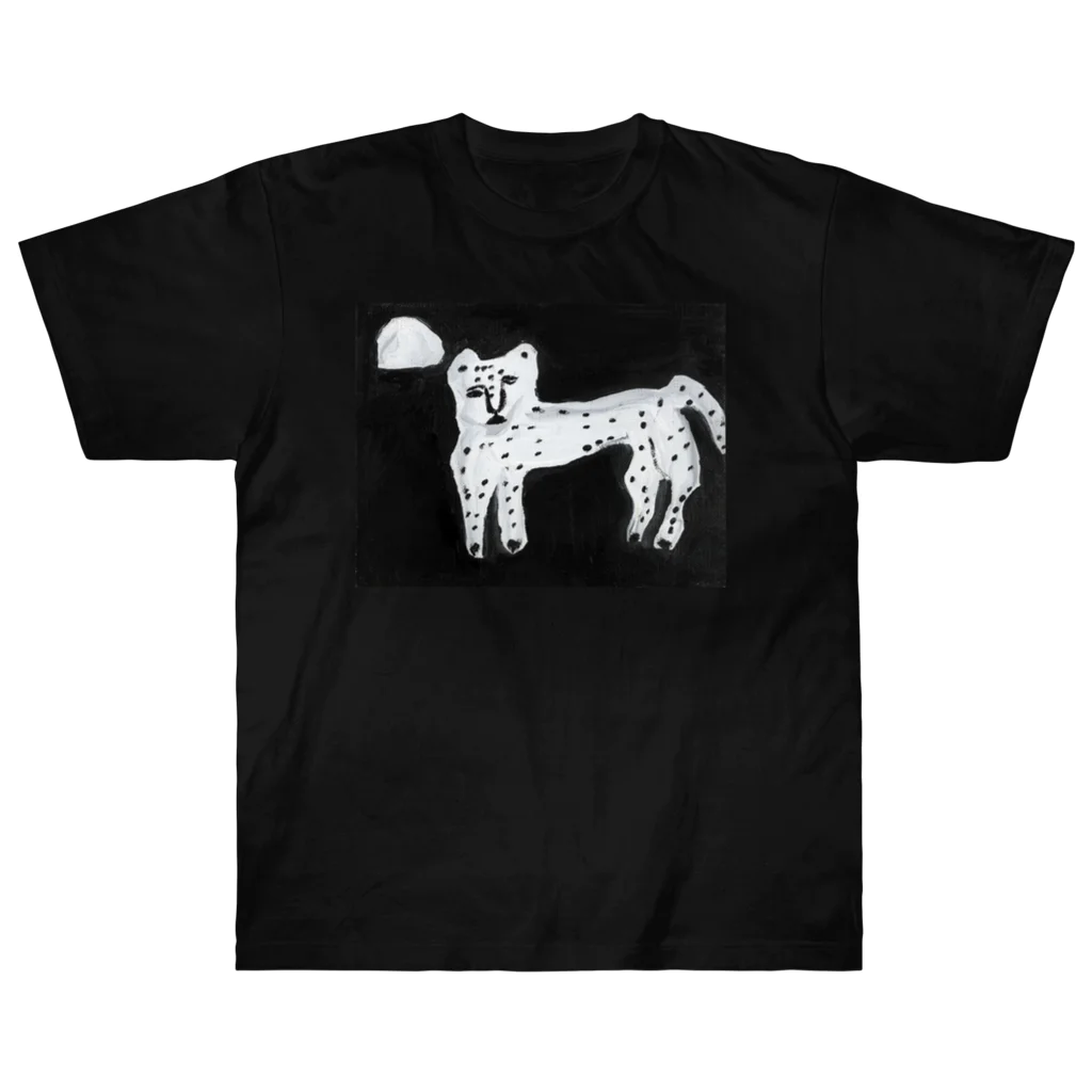 The Lonely Cheetahのさびしいチーター Heavyweight T-Shirt