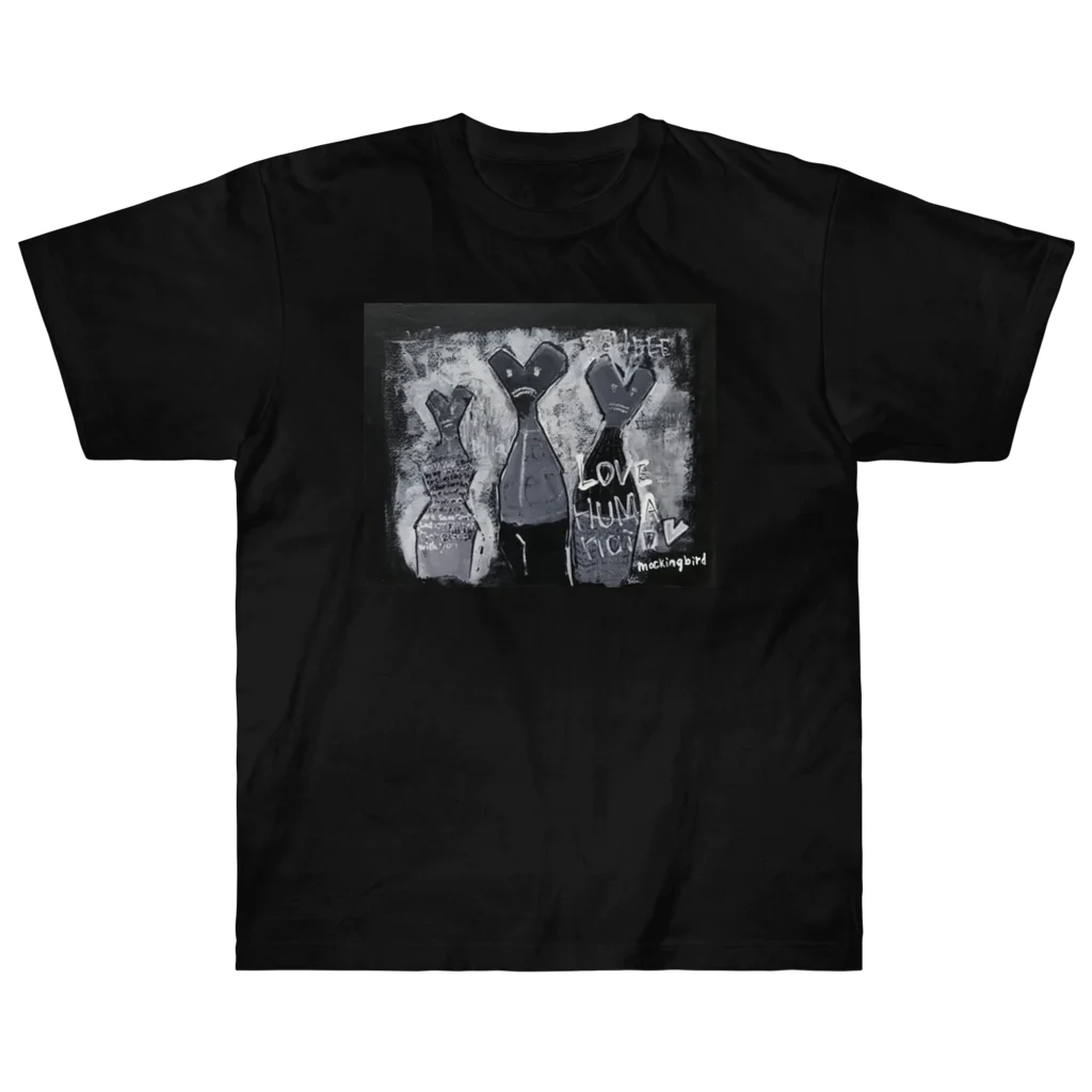 buchinecoのLOVE humanoid Heavyweight T-Shirt