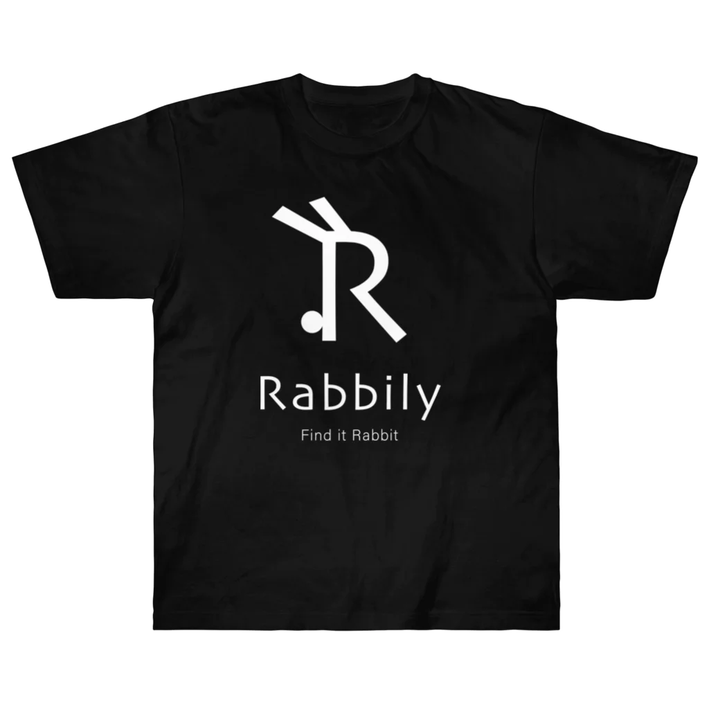 mukomaruのRabbily Rogo+ Shiro ヘビーウェイトTシャツ