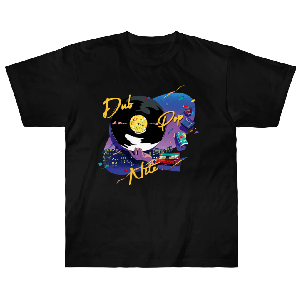 DUBPOPNITEANDMOREのDPN11 / SOUVENIR TEE (purple nite) ヘビーウェイトTシャツ