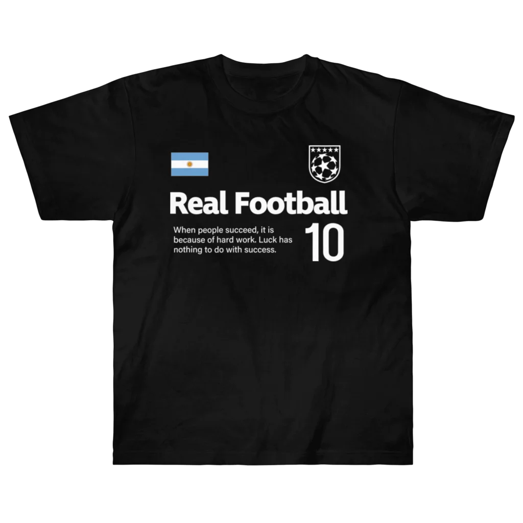 アージーのリアルフットボール アルゼンチン Heavyweight T-Shirt