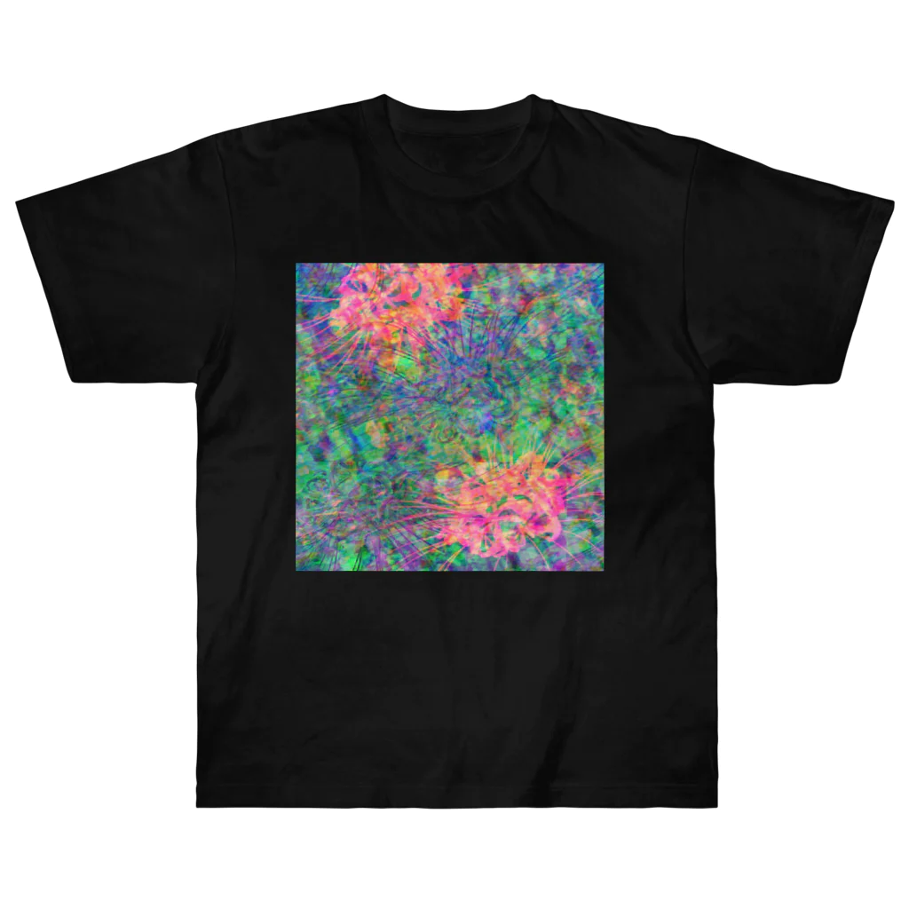 egg Artworks & the cocaine's pixの曼珠沙華（cluster belladonna） ヘビーウェイトTシャツ