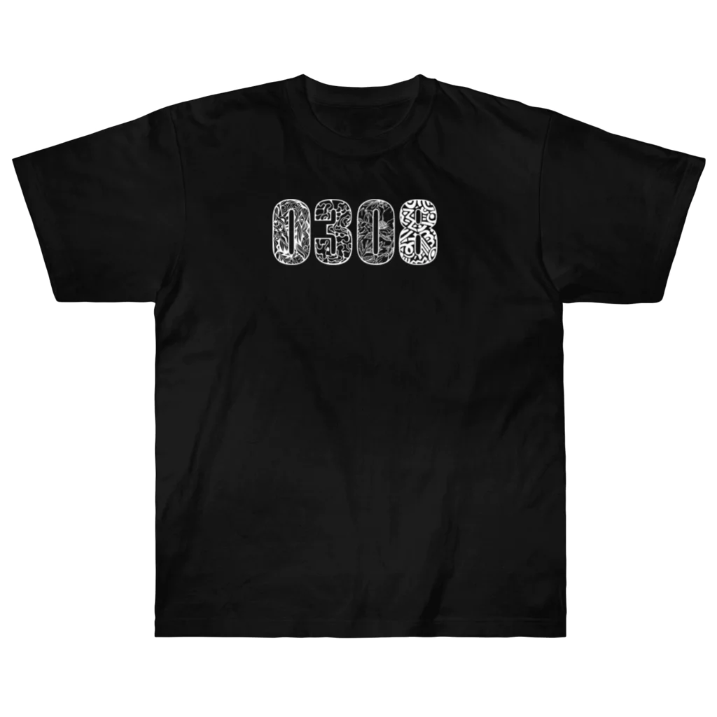 一輪屋の0308グラッフィックBB ヘビーウェイトTシャツ