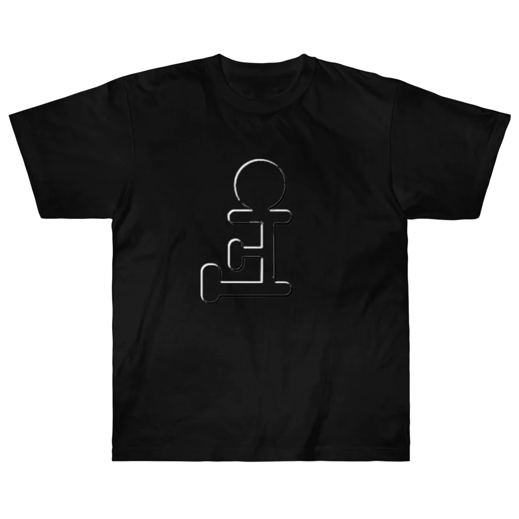 Secret CharityのCocoCannon立体風ロゴ（表） ヘビーウェイトTシャツ