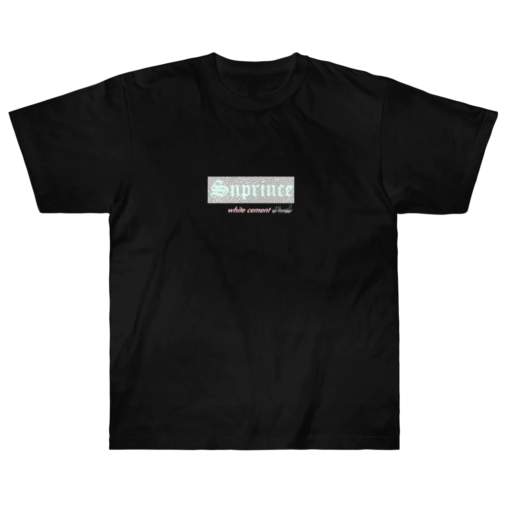 王子のアパレル Snprinceのwhite cement Snprince boxlogo Heavyweight T-Shirt