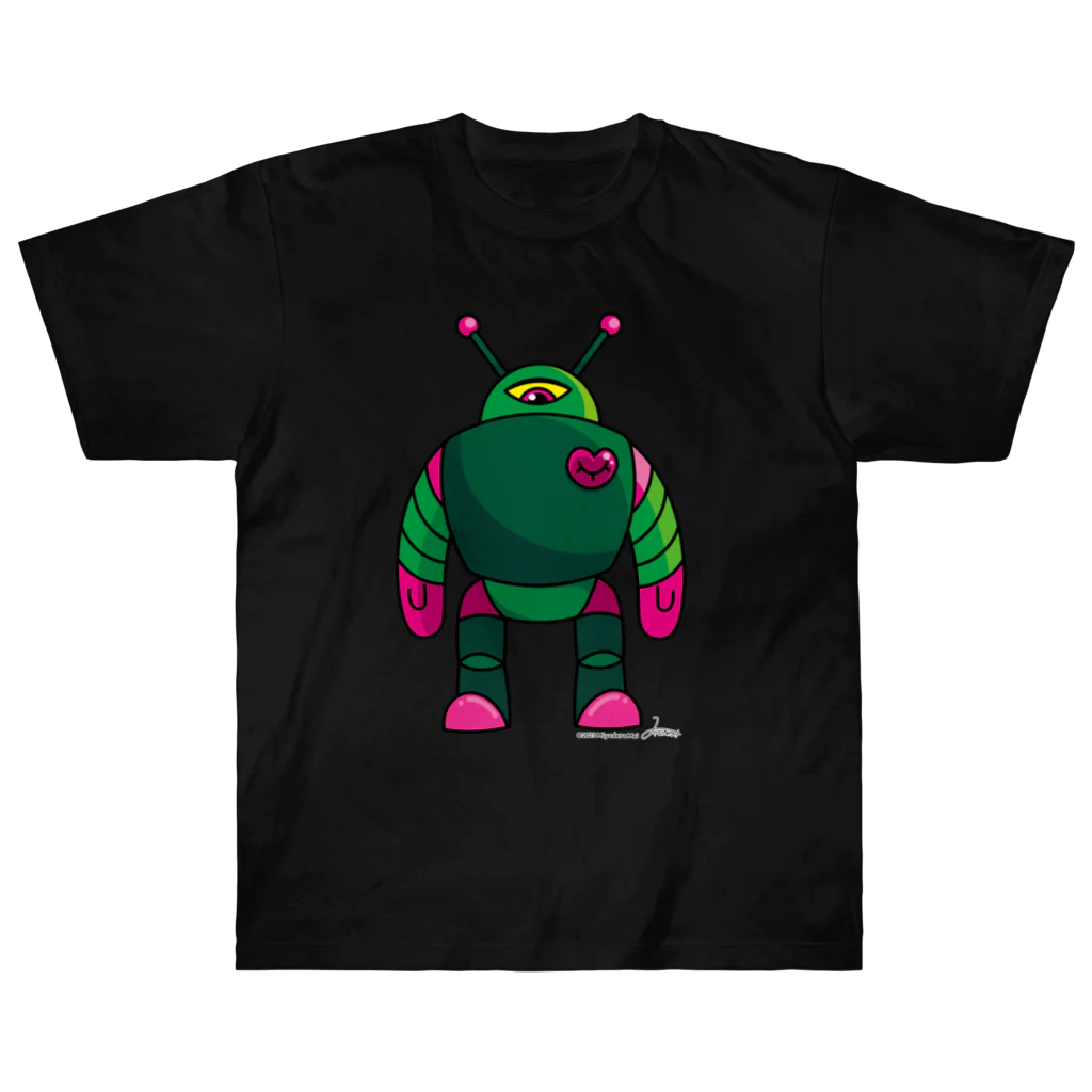 ぎょろぱちアイランドの家庭用ロボット「モリヤマくん」 Heavyweight T-Shirt