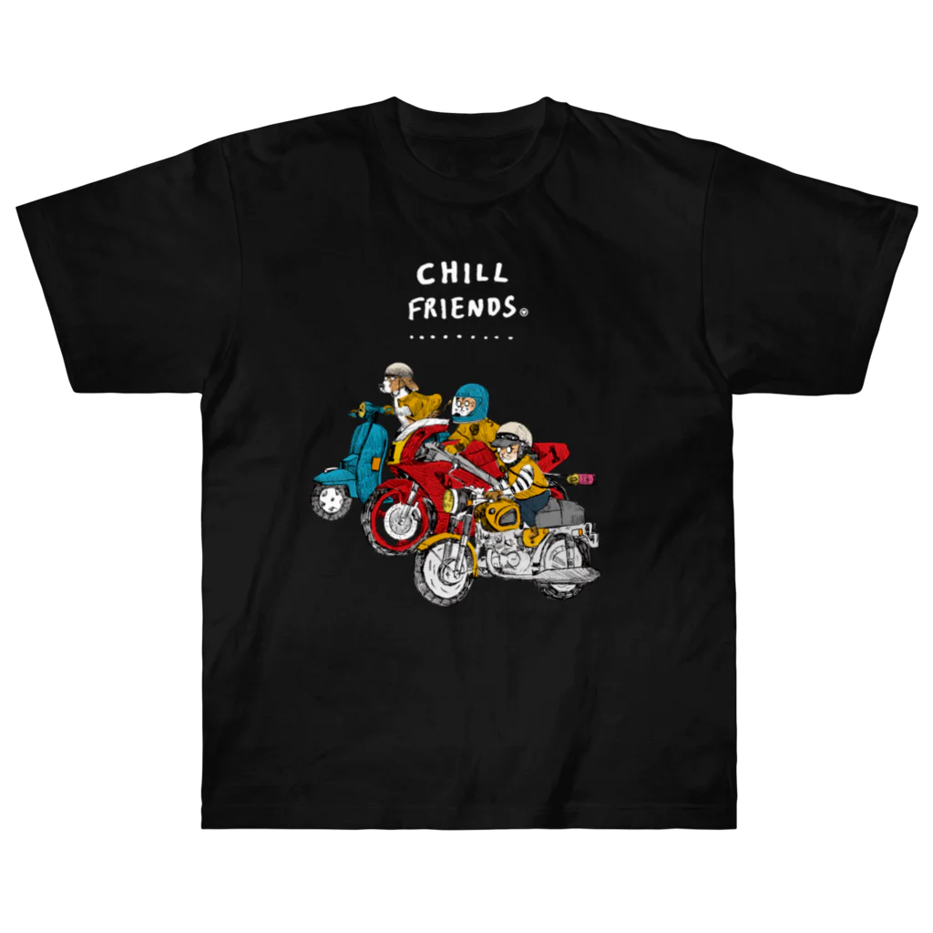 MAiのCHILL FRIENDS_バイカーズ Heavyweight T-Shirt