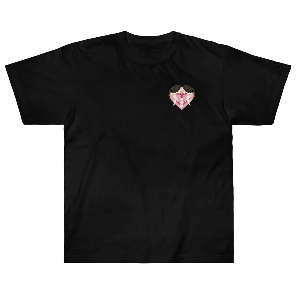 ふたりはプリキュア SUZURI限定ショップのヘビーウェイトTシャツ キュアブラック Heavyweight T-Shirt