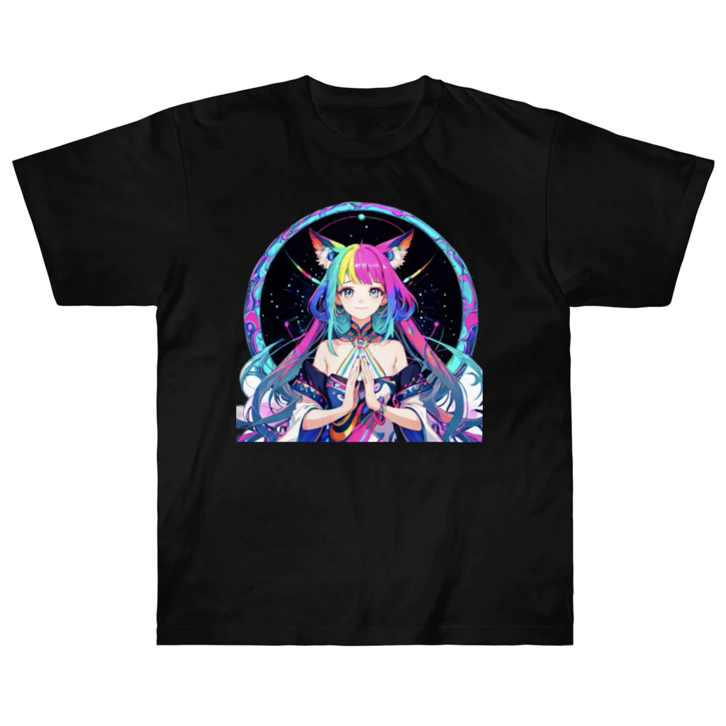 ミネラル太郎の幻想少女リリー　〜星々との対話〜 Heavyweight T-Shirt