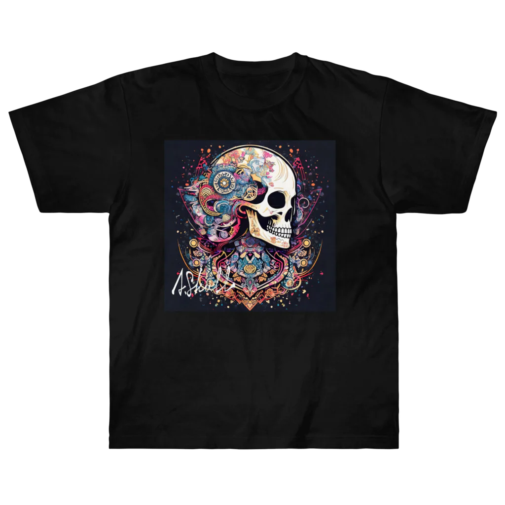 A.SkullのSkull_003 Heavyweight T-Shirt