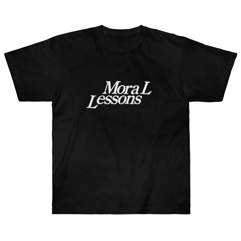 Moral LessonsのMoral Lessons logo Heavyweight T-Shirt