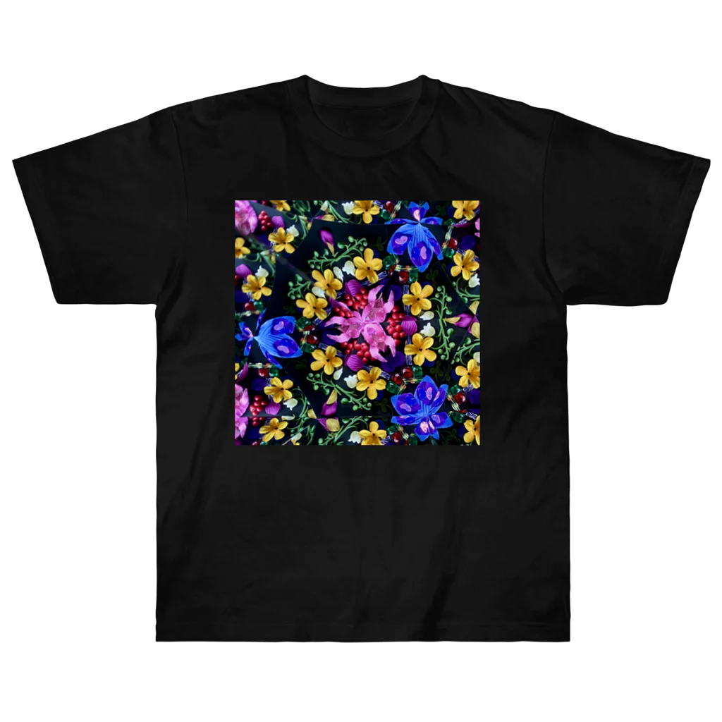 シゲマツヤの心喰花 Heavyweight T-Shirt