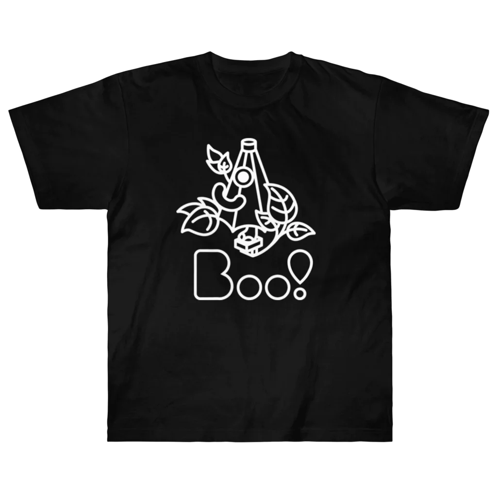 Boo!のBoo!(からかさおばけ) ヘビーウェイトTシャツ