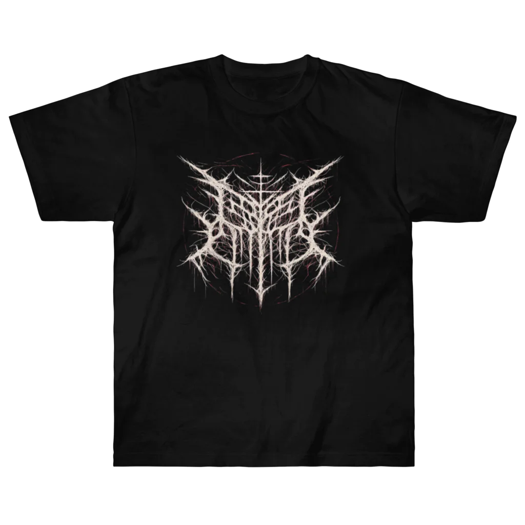 ANTHEMのデスメタルロゴ Heavyweight T-Shirt