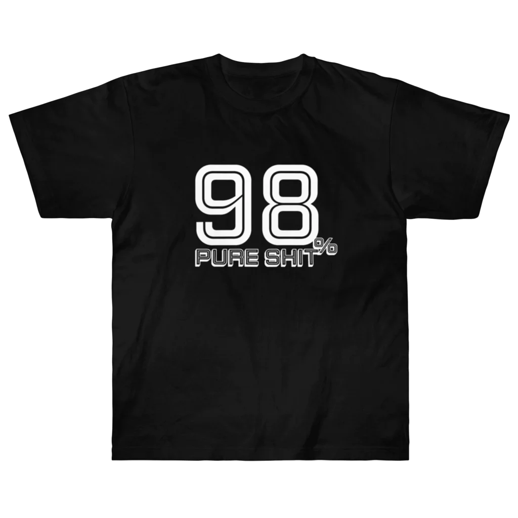 Architeture is dead.の98% Pure Shit Heavyweight T-Shirt