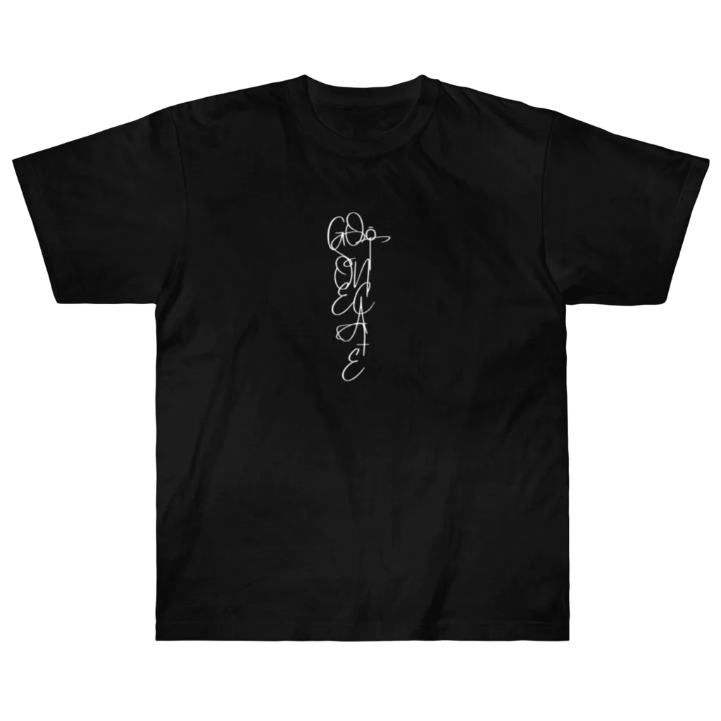 GoōStoneCafe幸運をもたらす天然石のGOōSTONECAFE 縦グラフィティーTshirt Heavyweight T-Shirt