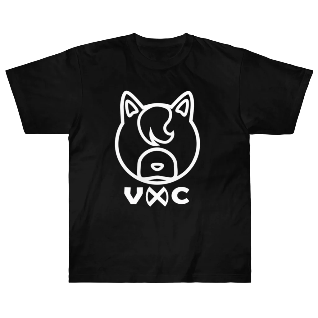 VIRTUAL CROSSのShiba Logo white  ヘビーウェイトTシャツ