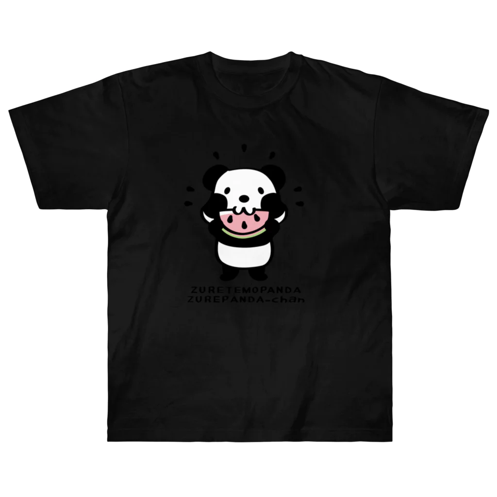 イラスト MONYAAT のパンダ！ズレてもぱんだズレぱんだちゃんnew ヘビーウェイトTシャツ