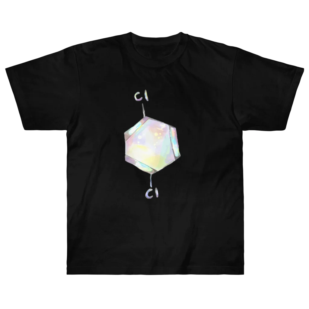 ピヨ_chemistryのパラジクロロベンゼンの化学構造式 ヘビーウェイトTシャツ