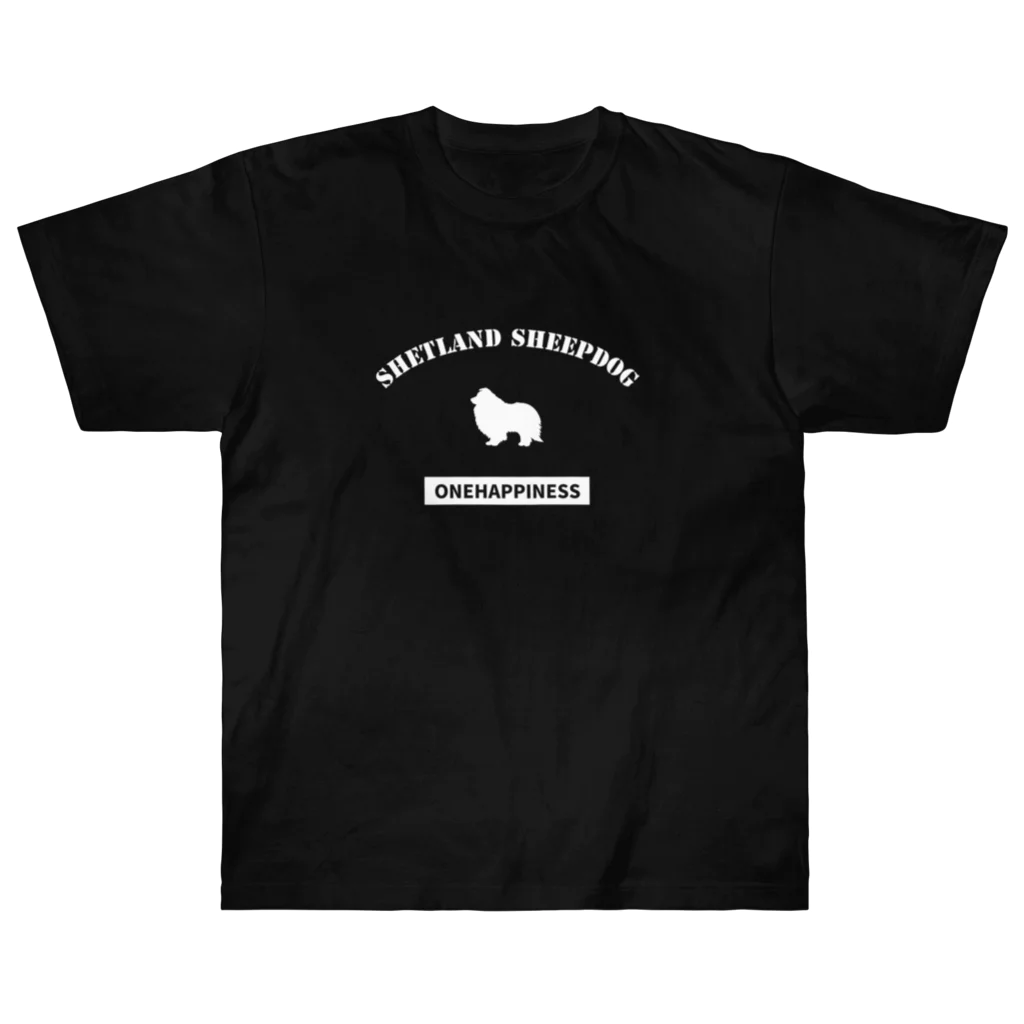 onehappinessのシェルティ Heavyweight T-Shirt