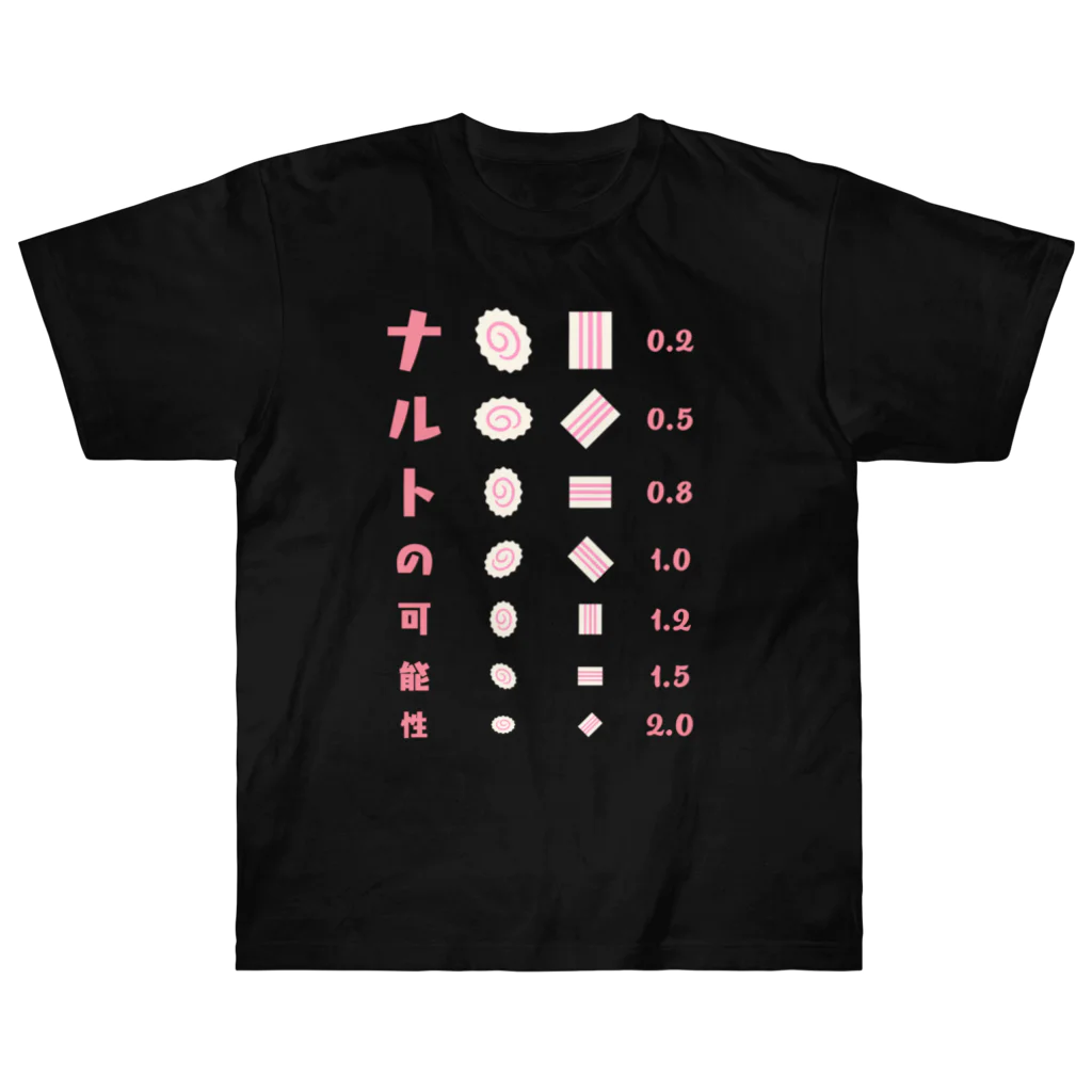 kg_shopのナルトの可能性【視力検査表パロディ】 Heavyweight T-Shirt