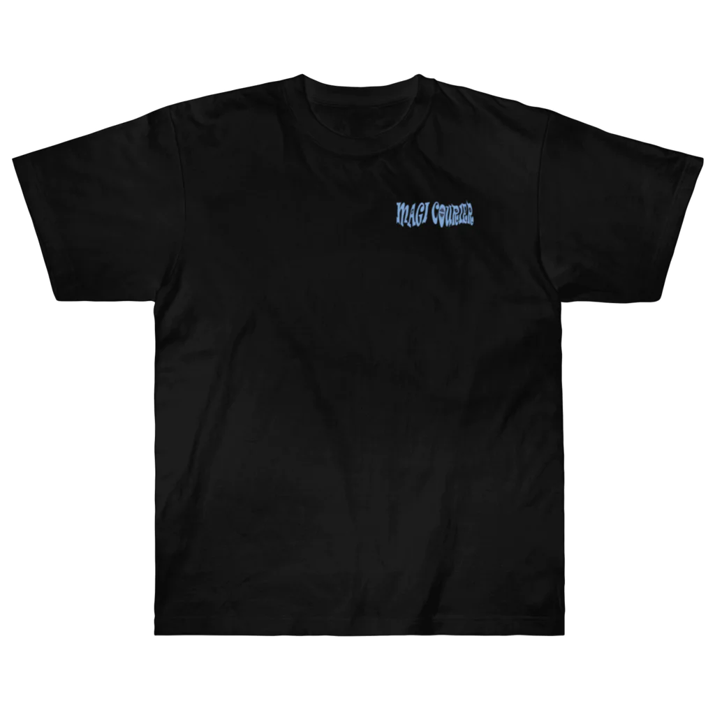 nidan-illustrationの“MAGI COURIER” blue #2 Heavyweight T-Shirt