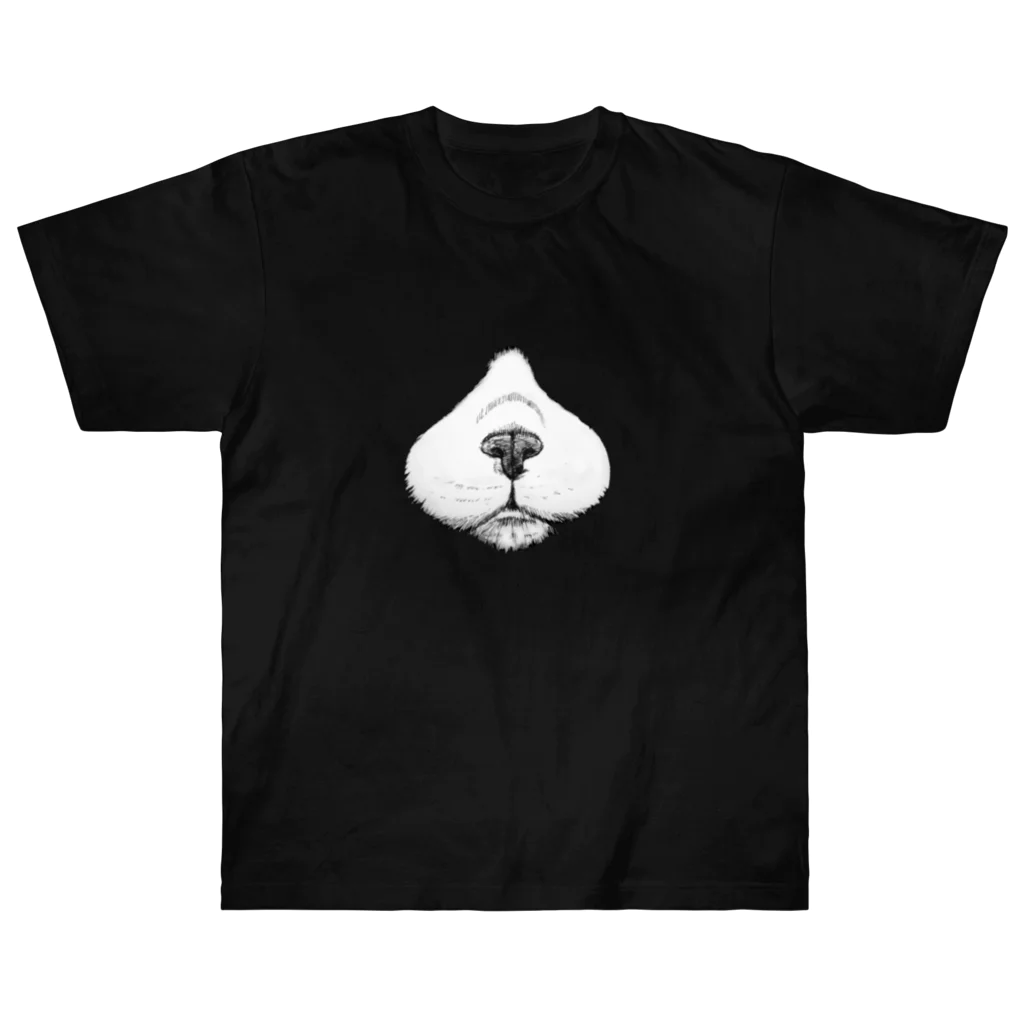 segasworksのニンニク（ハチワレ猫の鼻まわり） Heavyweight T-Shirt