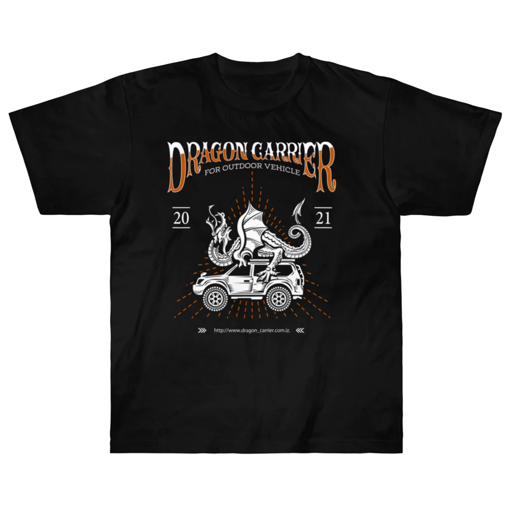 IZ_WORKSのDRAGON CARRIER 01 ヘビーウェイトTシャツ