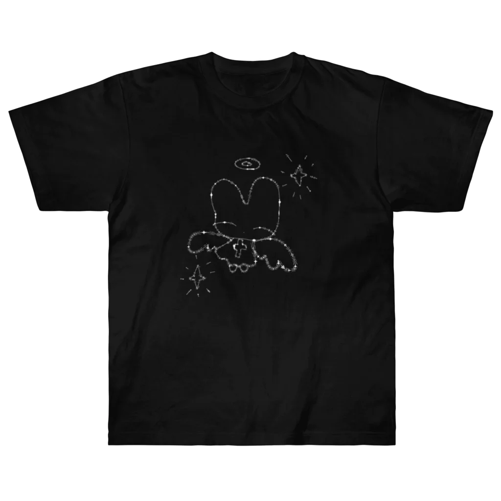 猫と睡眠薬のうさちゃん天使 Heavyweight T-Shirt