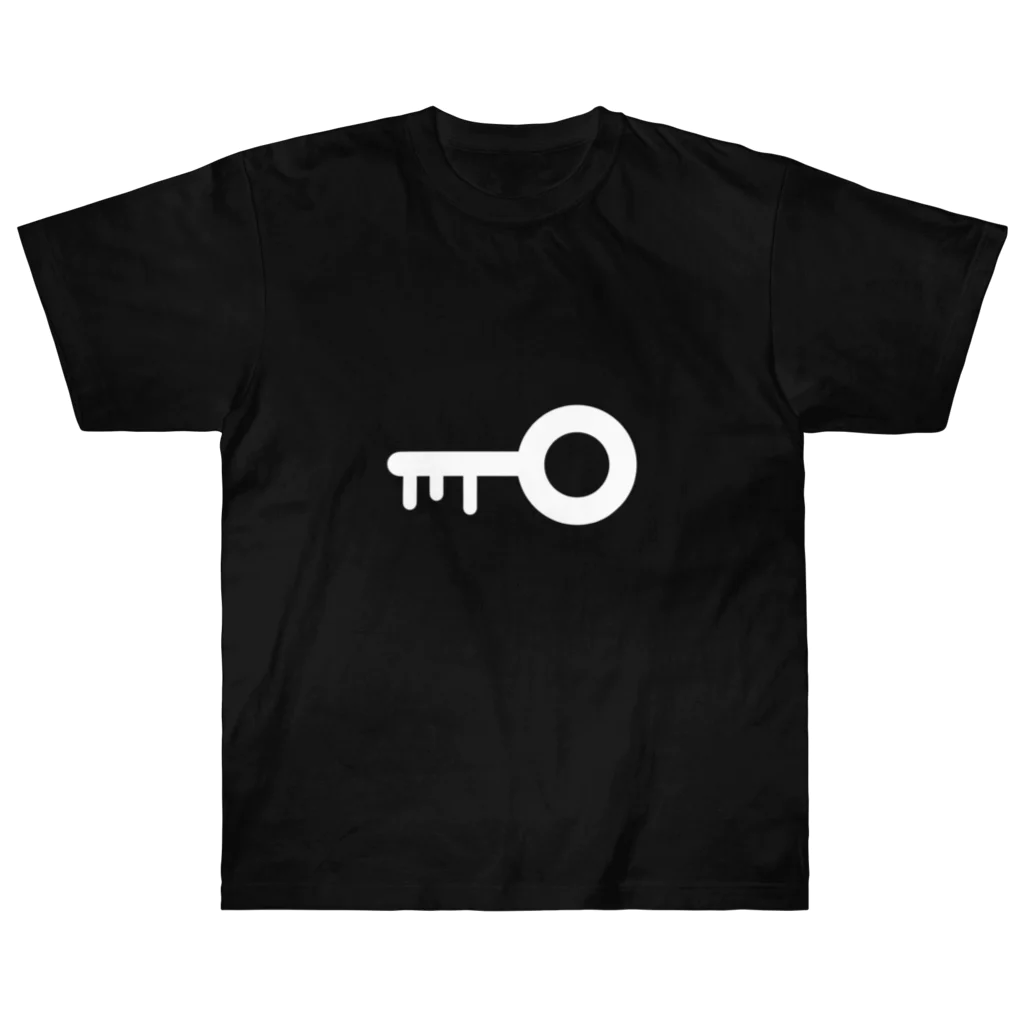 謎はないけど謎解き好きのお店のキー / key Heavyweight T-Shirt