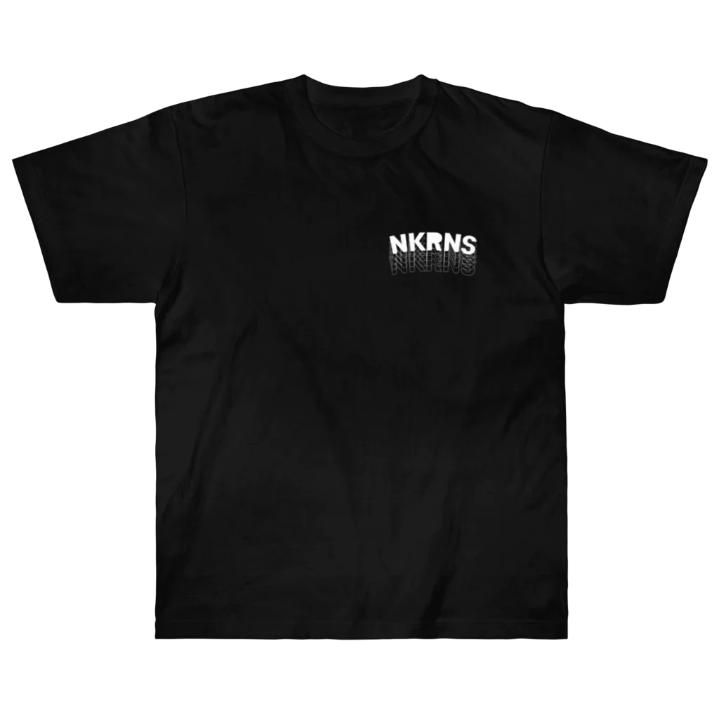 NKRNSのNKRNS（左胸フロントロゴ） Heavyweight T-Shirt