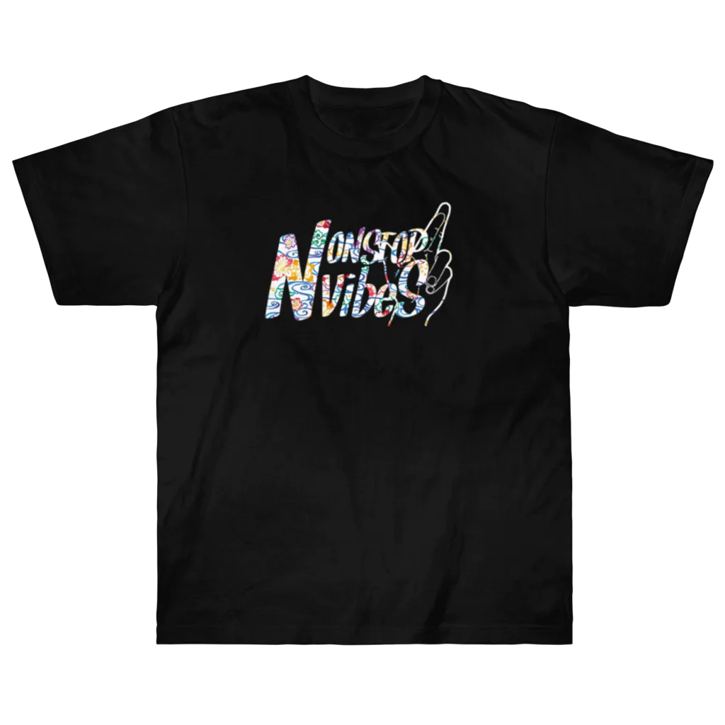 MOKKEYのNONSTOP VIBES（紅型W） ヘビーウェイトTシャツ