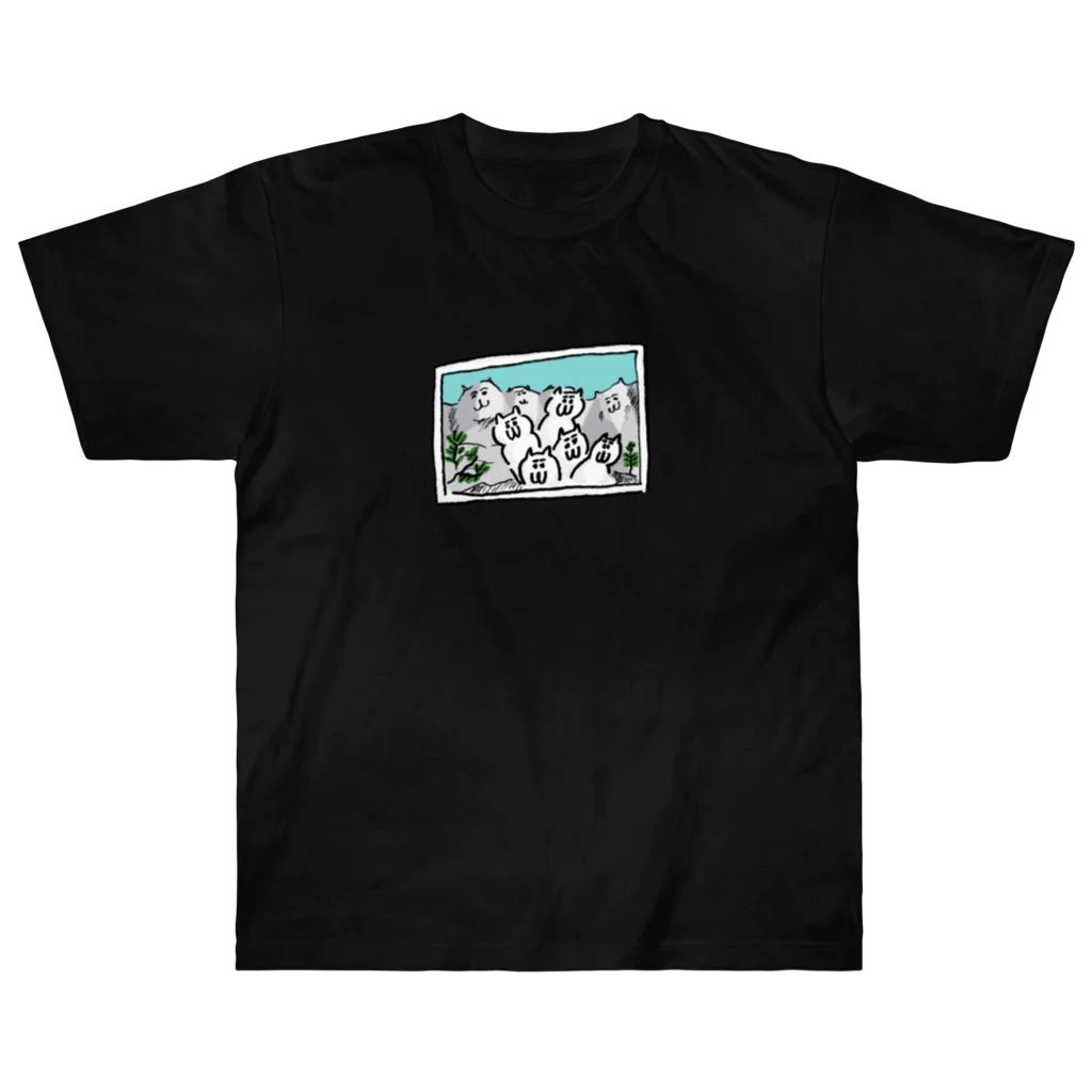 けちゃっぷごはんのお店のマウントキャットモア Heavyweight T-Shirt