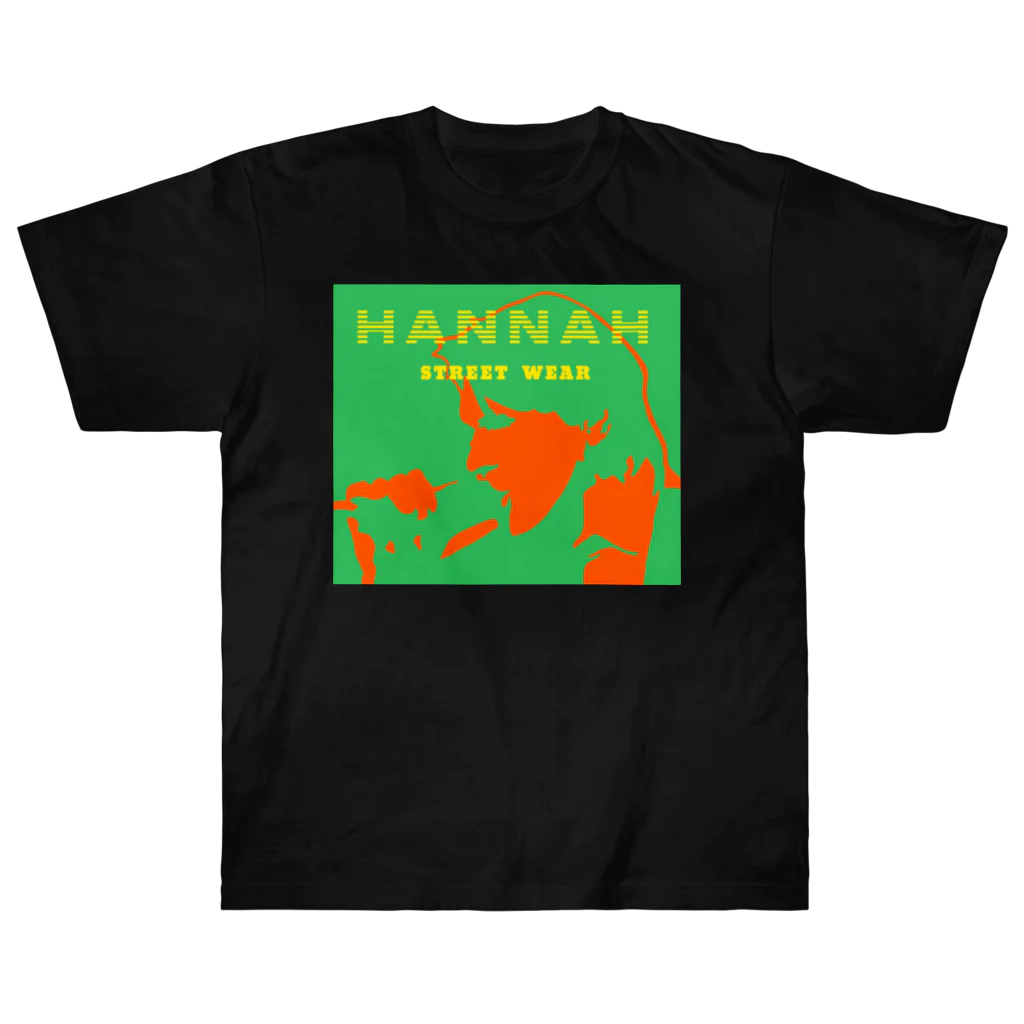 HANNAH street wear ハンナ　ストリートウェア(カバ店長)のHANNAH  street wear "ROCK！“ ヘビーウェイトTシャツ