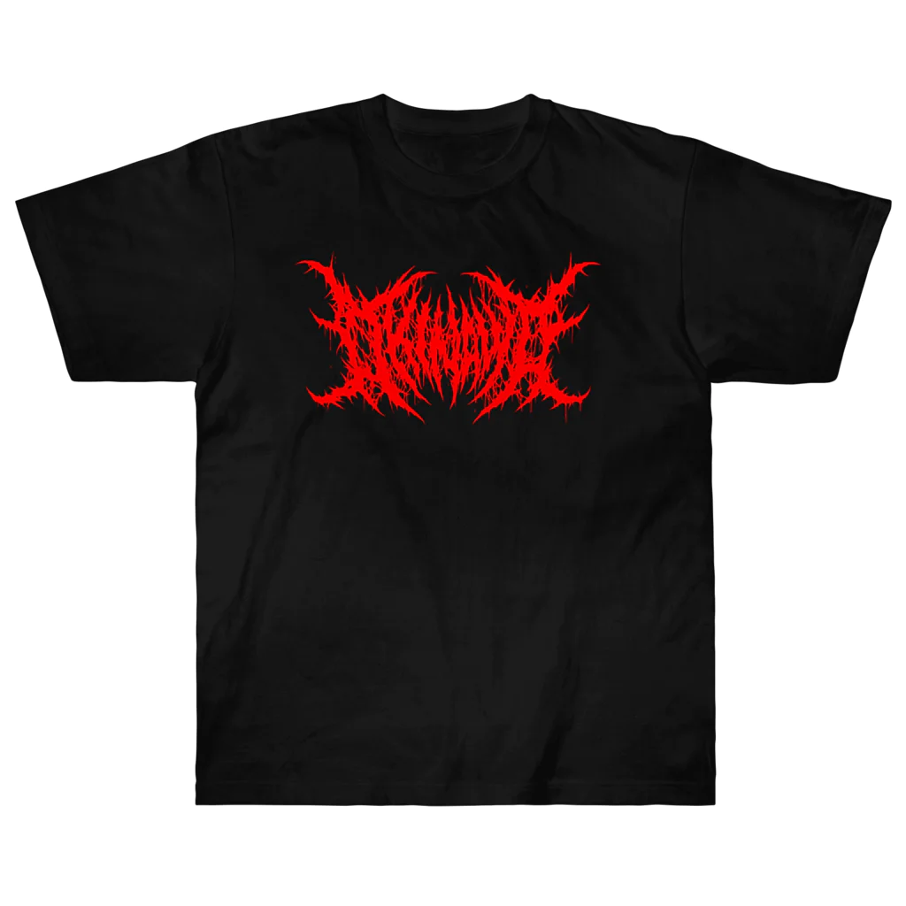 Toshihiro Egawa Artのデスメタル沖縄 / DEATH METAL OKINAWA ヘビーウェイトTシャツ