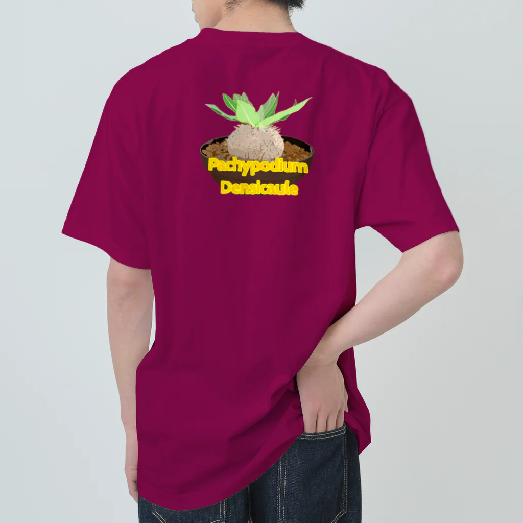 momoのPachypodium Densicaule ヘビーウェイトTシャツ