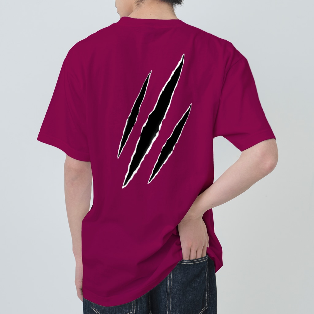 いっぷく処 てんてんの勲章の傷 Heavyweight T-Shirt