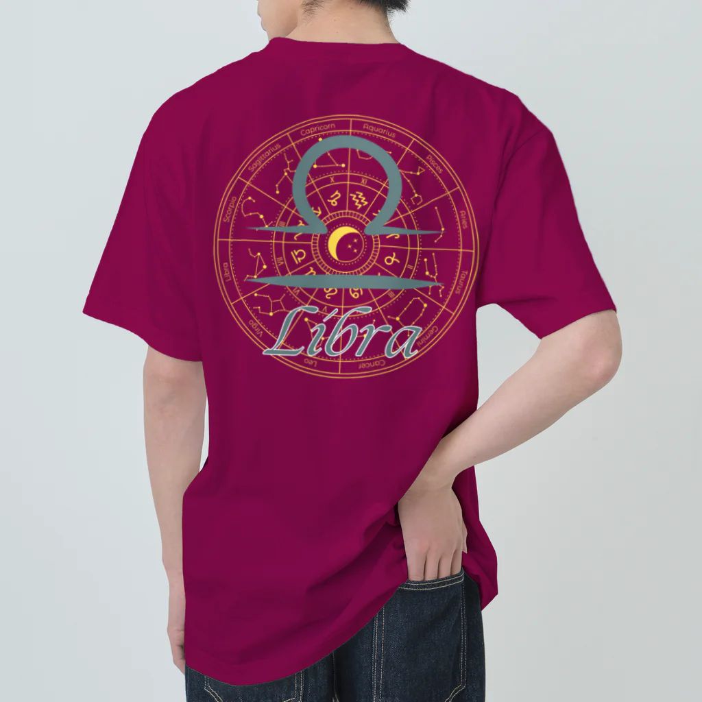 tsukino-utenaの星めぐり《Libra・天秤座》 ヘビーウェイトTシャツ