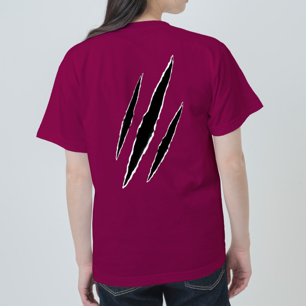 いっぷく処 てんてんの勲章の傷 Heavyweight T-Shirt