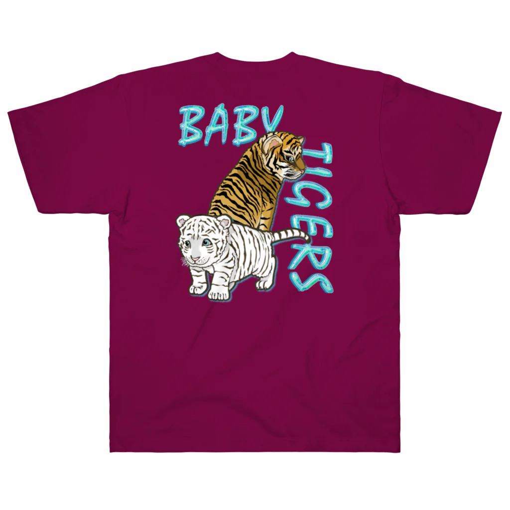 LalaHangeulのBABY TIGERS　バックプリント Heavyweight T-Shirt